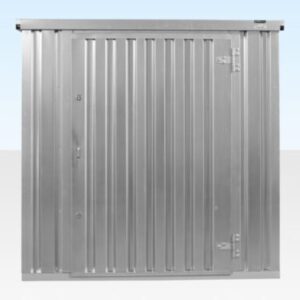 4M X 2.1M Flat Pack Container Store – Galvanised - galvanised flat pack container for sale at Easy Containers (view 2)