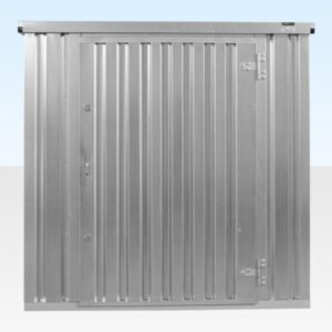 4m x 2.1m Flat Pack Container Store – Galvanised - galvanised flat pack container for sale at Easy Containers (view 2)