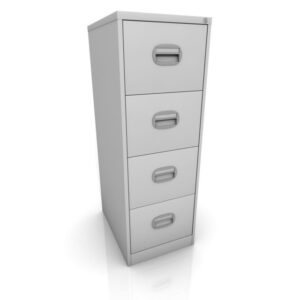 Site Office 4 Drawer Metal Filing Cabinet - office 4 drawer metal filing for sale at Easy Containers