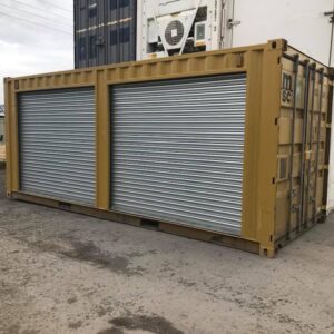 Yellow 20ft Used Container – Dual Side Roll-Up Doors - 20ft used shipping container for sale at Easy Containers (view 2)