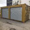 Yellow 20ft Used Container – Dual Side Roll-Up Doors - 20ft used shipping container for sale at Easy Containers