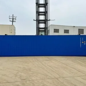 New 45‑ft High Cube Shipping Container – Bold Blue Finish - bold blue high cube container for sale at Easy Containers (view 3)