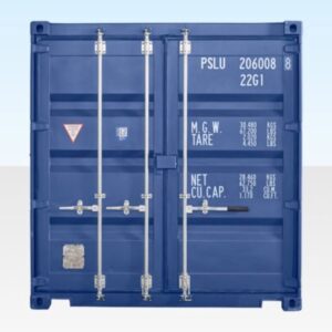 20Ft Shipping Container (One Trip) – Blue - blue one trip 20ft shipping container for sale at Easy Containers (view 2)