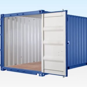 20Ft Shipping Container (One Trip) – Blue - blue one trip 20ft shipping container for sale at Easy Containers