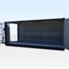 20Ft X 8Ft Open Side Bunded Open Mesh Floor Store - open side 20ft full side access container for sale at Easy Containers