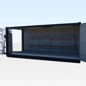 20Ft X 8Ft Open Side Bunded Open Mesh Floor Store - open side 20ft full side access container for sale at Easy Containers