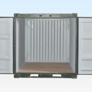 8Ft One Trip Shipping Container (Green) - one trip 8ft shipping container for sale at Easy Containers