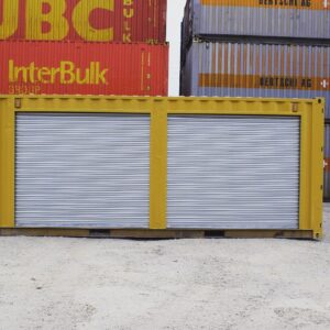 Yellow 20ft Used Container – Dual Side Roll-Up Doors - 20ft used shipping container for sale at Easy Containers (view 4)