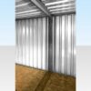 3M X 4.2M Side Linked Flat Pack Container Bundle (Galvanised) - galvanised side linked flat pack container for sale at Easy Containers
