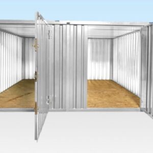4M X 4.2M Side Linked Flat Pack Container Bundle (Galvanised) - galvanised side linked flat pack container for sale at Easy Containers (view 3)