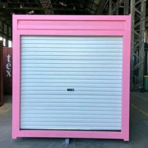 10 ft Pink Container with Roll‑Up Door - 10ft shipping container for sale at Easy Containers (view 2)