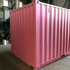 10 ft Pink Container with Roll‑Up Door - 10ft shipping container for sale at Easy Containers (view 3)