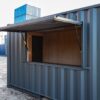 20ft Customised Container Kiosk – Fully Converted & Ready to Use - 20ft kiosk container for sale at Easy Containers