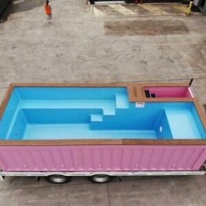 Pink 20 Ft Container Pool - pink 20ft shipping container pool for sale at Easy Containers