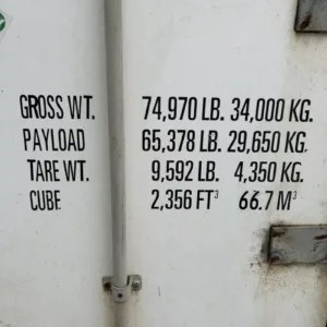 Maersk RAHC-031 Used 40ft Cold Storage Reefer Container – Model CCR18060 - 40ft refrigerated container for sale at Easy Containers (view 4)