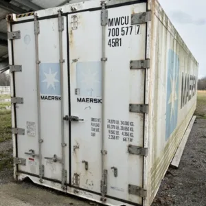 Maersk RAHC-031 Used 40ft Cold Storage Reefer Container – Model CCR18060 - 40ft refrigerated container for sale at Easy Containers
