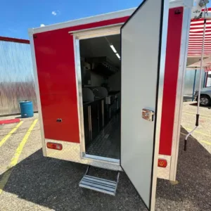 New 14ft fully equipped food trailer Ready to Make – in stock - 14ft modified shipping container for sale at Easy Containers